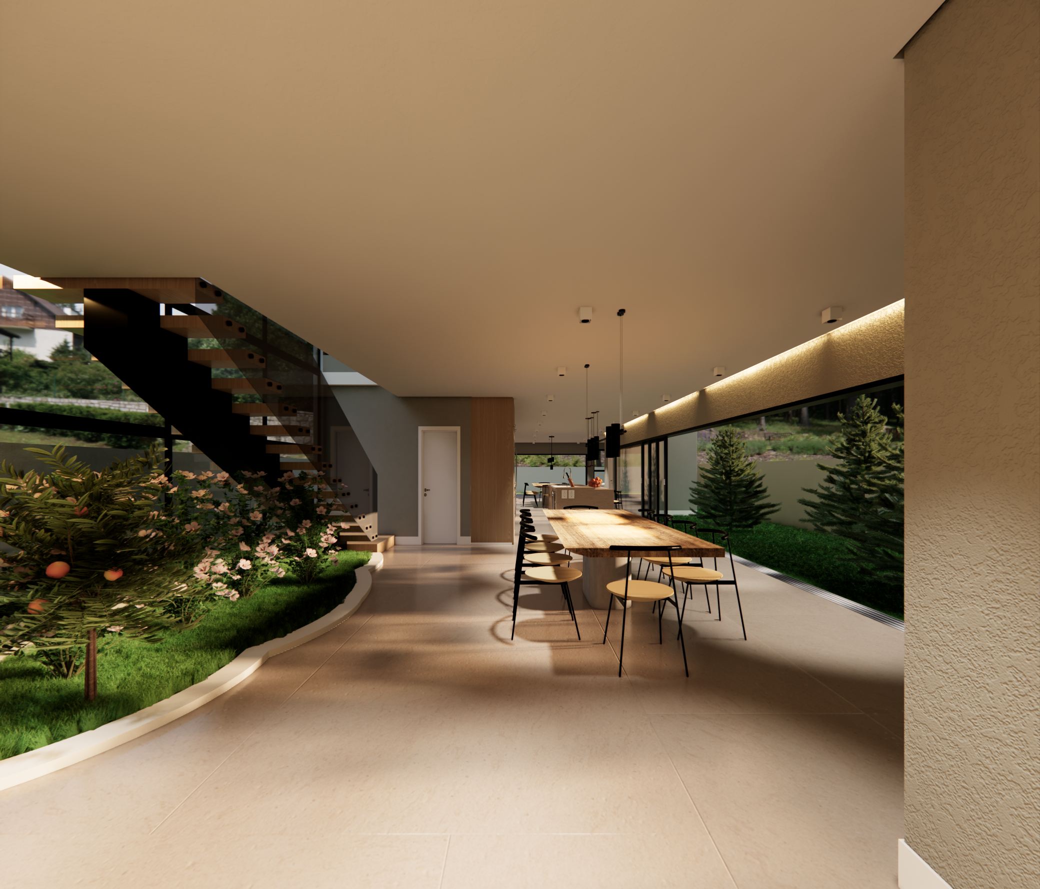 Residência Central Park WT - Pavimento Social (interior)