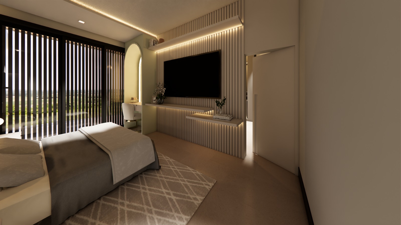 Residência Embu - Suíte (interior)