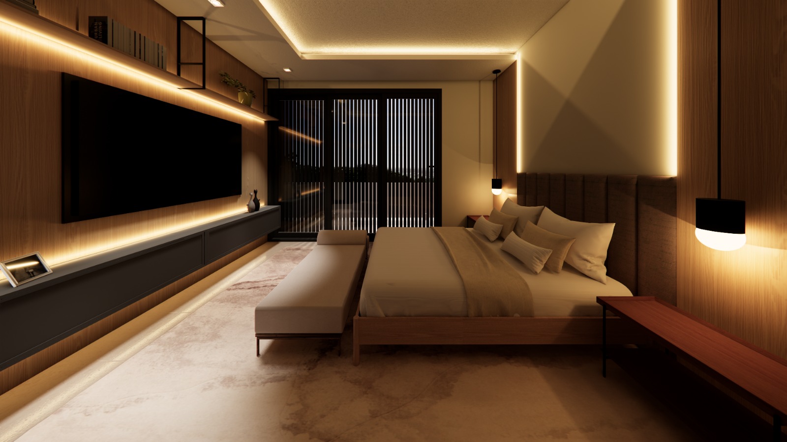 Residência Embu - Suíte Máster 2 (interior)