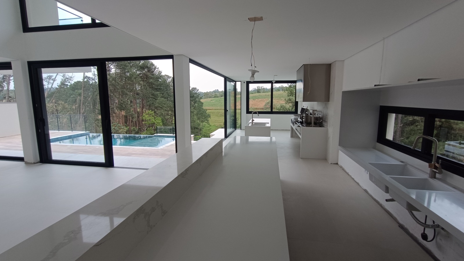 Residência Emi - Cozinha Área Gourmet (interior)