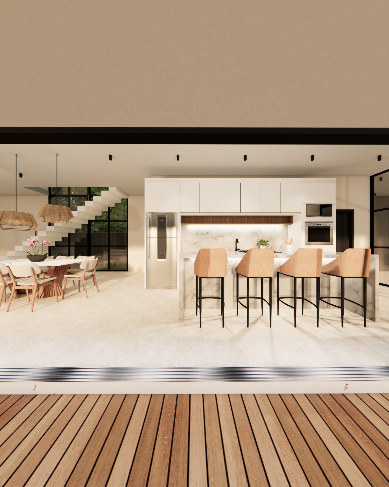 Residência SPII - Cozinha (interior)