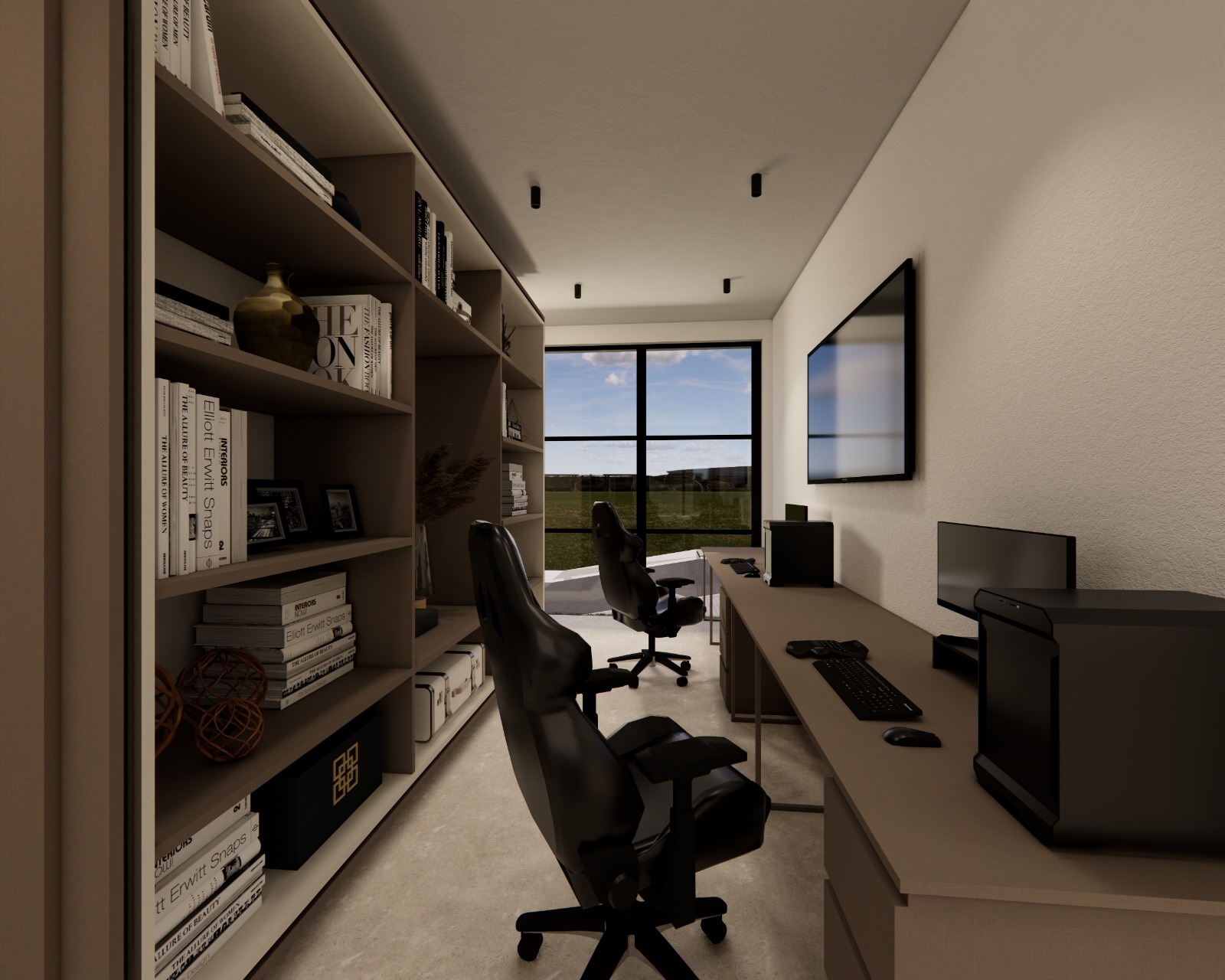 Residência SPII - Escritório (interior)