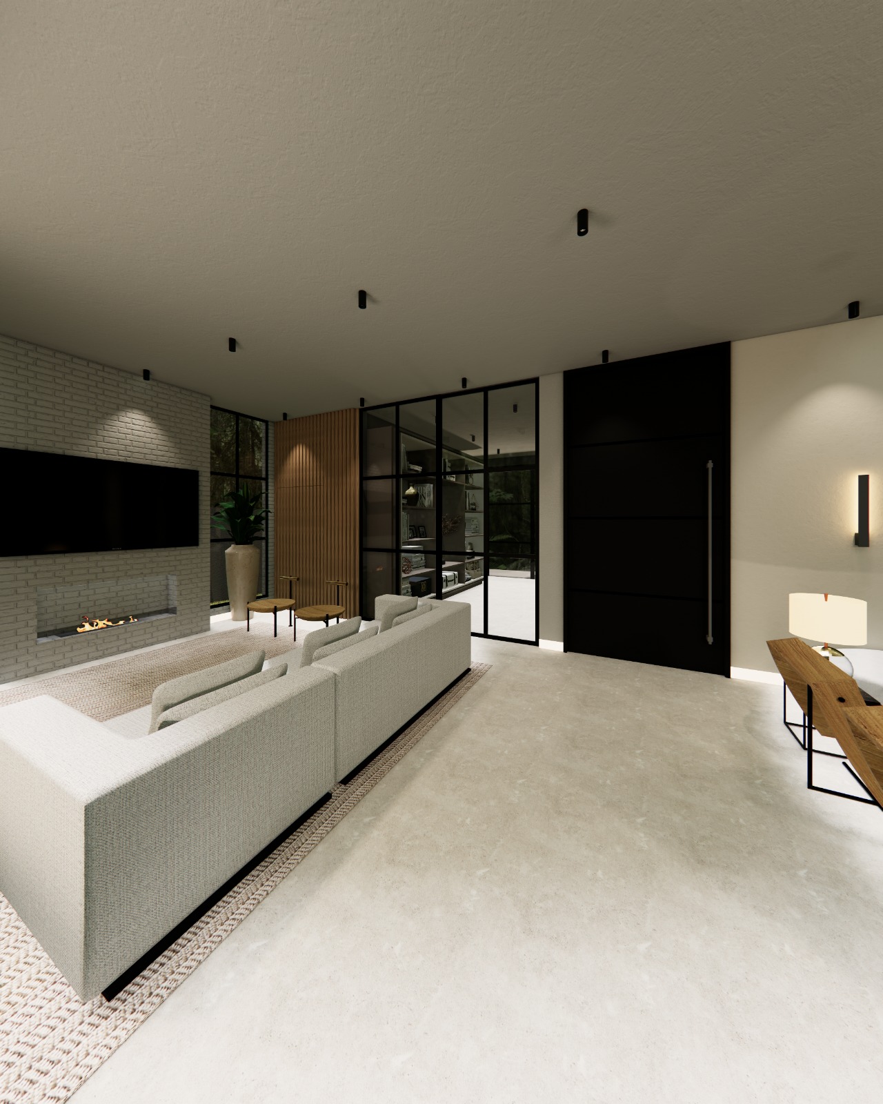 Residência SPII - Sala TV (interior)