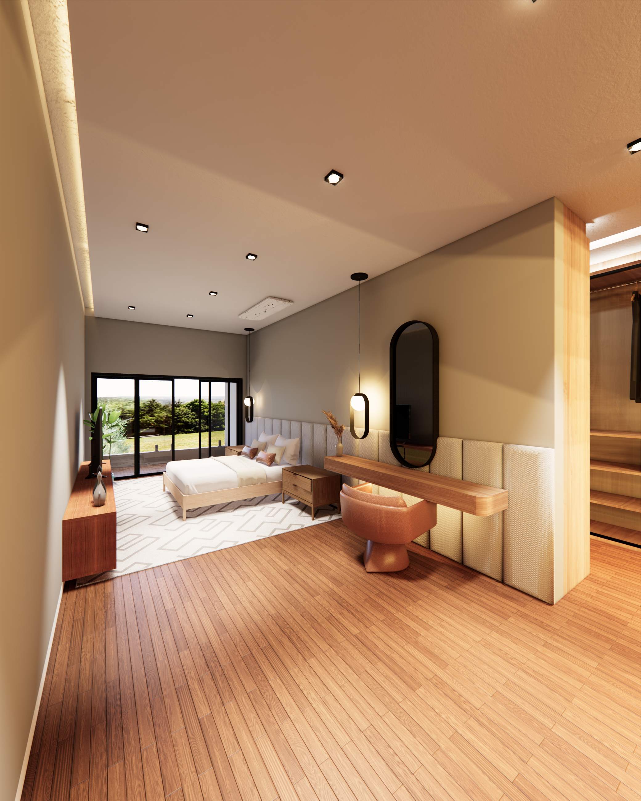 Residência Vintage Zulay - Dormitório Casal (interior)