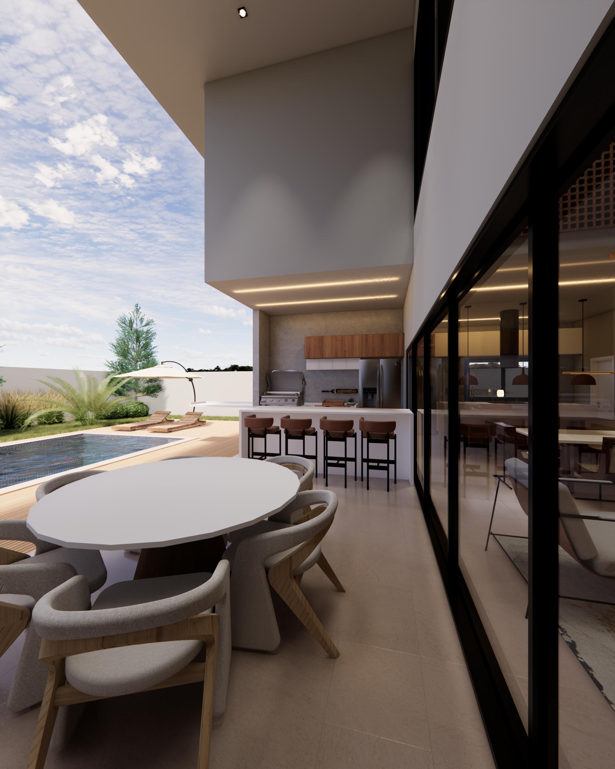 Residência Vintage Zulay - Área Gourmet (interior)