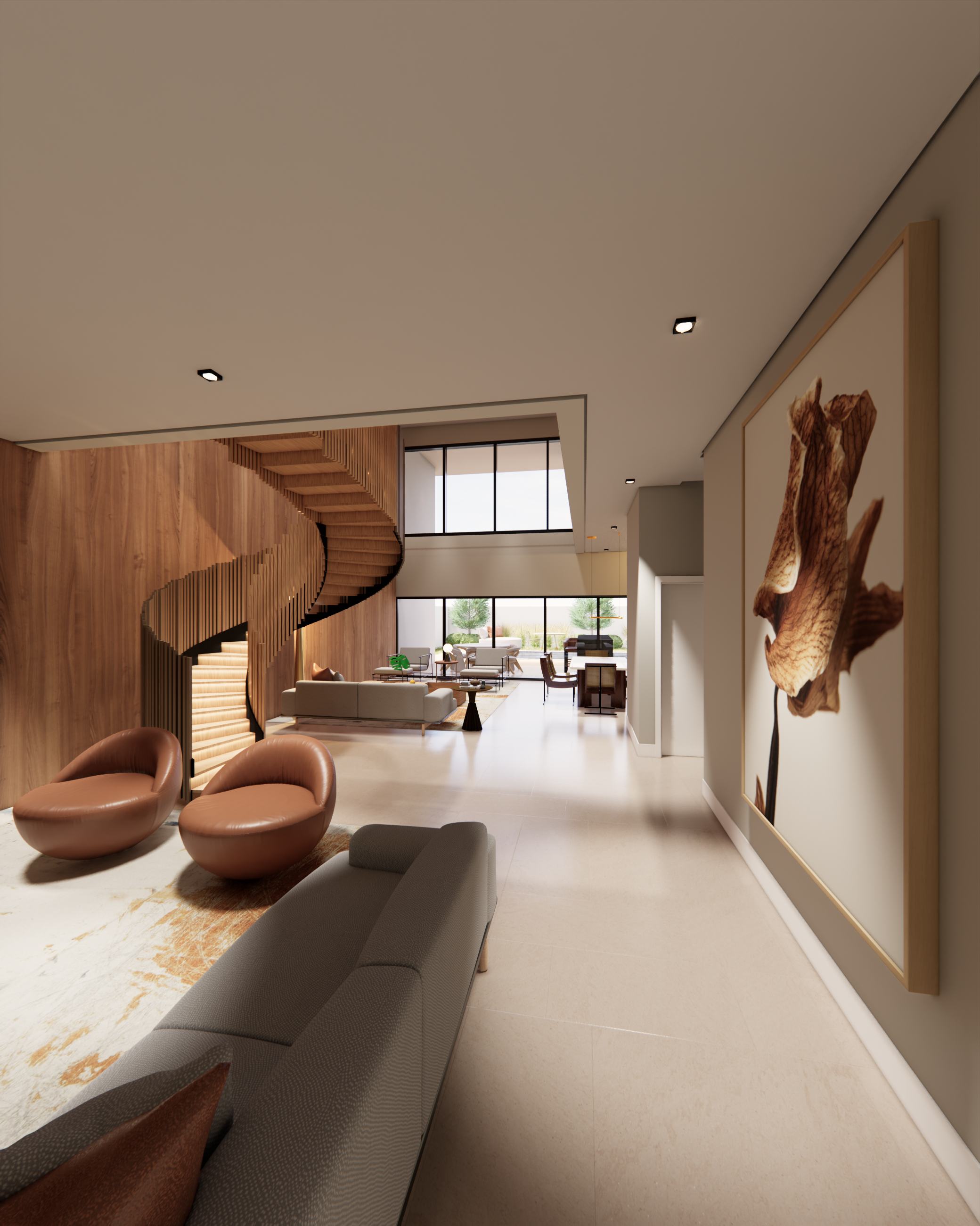 Residência Vintage Zulay - TV Living (interior)